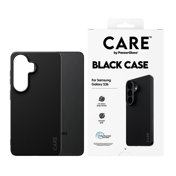 PanzerGlass CARE™ TPU Case Black Samsung Galaxy S26
