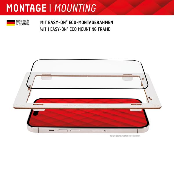 Displex Full Cover Schutzglas für Iphone 15/15 Pro