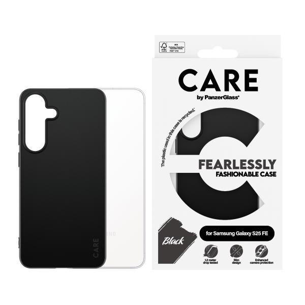 PanzerGlass CARE TPU Case für Samsung Galaxy S25 FE schwarz