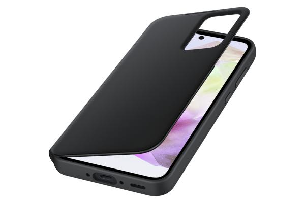 Samsung Smart View Wallet Case für Galaxy A35 5G Schutzhülle Bookcover  schwarz
