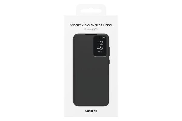 Samsung Smart View Wallet Case für Galaxy A35 5G Schutzhülle Bookcover  schwarz