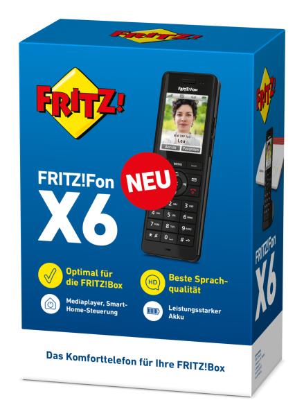 AVM FRITZ!Fon X6 schwarz