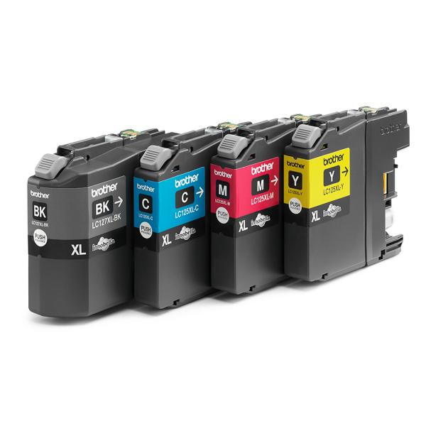 Brother Tintenpatronen LC-127XL Multipack (je 1x BK/M/C/Y)