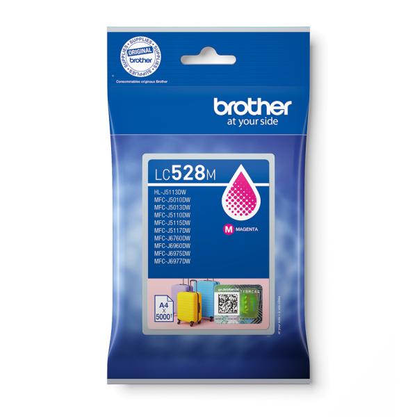 Brother Tintenpatrone LC-528M Magenta (ca. 5000 Seiten)