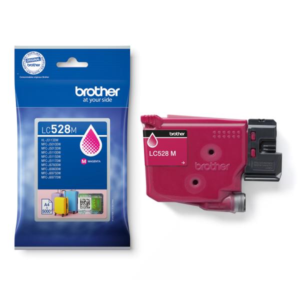 Brother Tintenpatrone LC-528M Magenta (ca. 5000 Seiten)