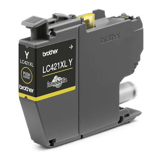 Brother Tinte LC421XLY Gelb bis zu 500 Seiten ISO/IEC 24711