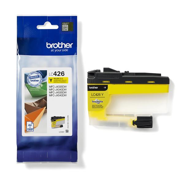Brother Tinte LC-426Y Gelb bis zu 1.500 Seiten nach ISO/IEC 24711