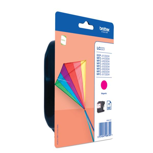 Brother Tinte LC-223M Magenta bis zu 550 Seiten nach ISO/IEC 24711