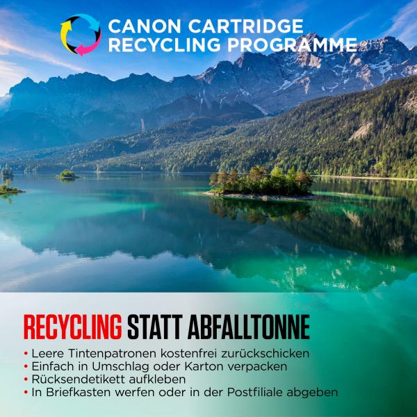 Canon PG 560 & CL 561 2er Multipack Original Tintenpatrone inkl. Fotopapier für PIXMA TS5350 PIXMA TS5351 PIXMA TS5352