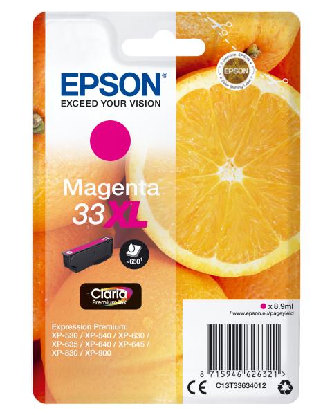 Epson 33XL Magenta C13T33634012  Oranges Singlepack