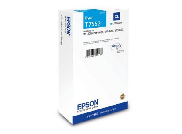 Epson T7552 - 39 ml - XL - Cyan - original Tintenpatrone