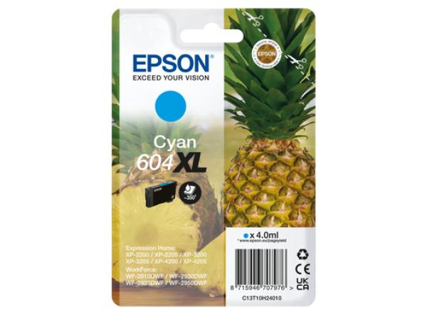Epson Tinte 604XL C13T10H24010 Cyan bis zu 350 Seiten