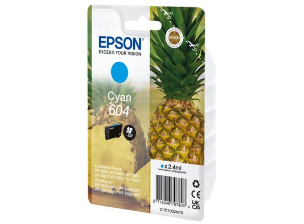 Epson Tinte 604 C13T10G24010 Cyan bis zu 130 Seiten