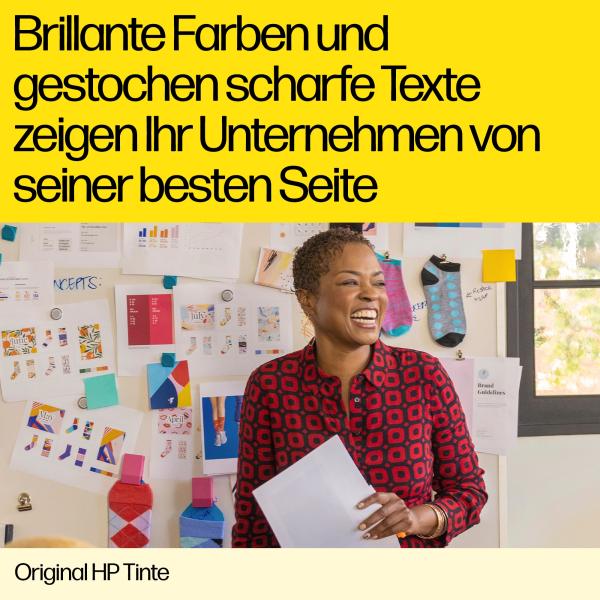 HP 963 Tintenpatronen 4er-Pack Original – Schwarz, Cyan, Magenta, Gelb | Kompatibel mit HP OfficeJet Pro Druckern