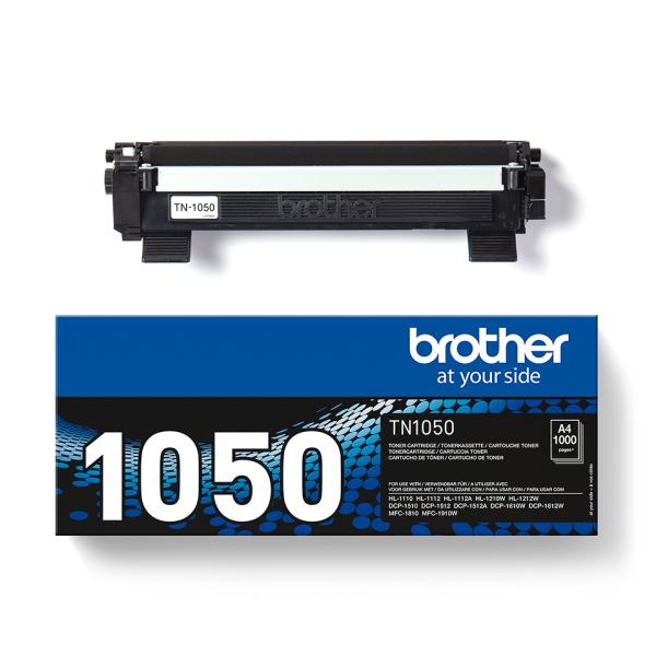 Brother TN-1050 Original Tonerkartusche Schwarz – 1.000 Seiten hohe Qualität für Brother Laserdrucker