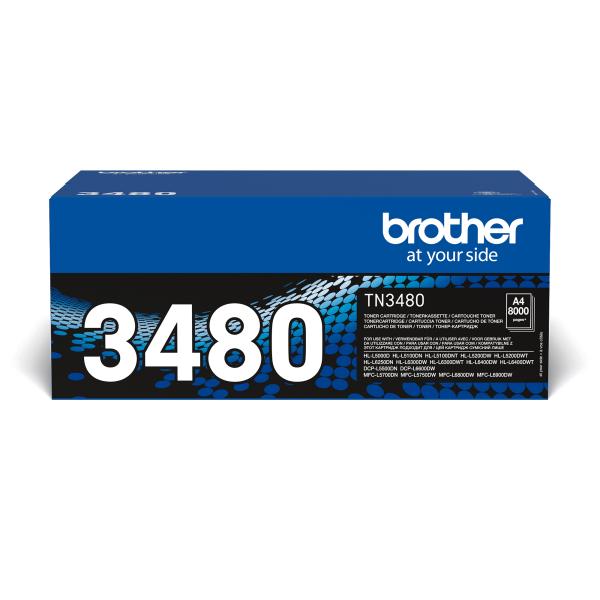 Brother TN-3480 Original Tonerkartusche Schwarz – 8.000 Seiten