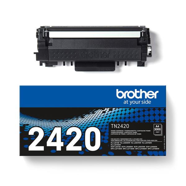 Brother TN 2420 Tonerkartusche Original Schwarz bis zu 3000 Seiten