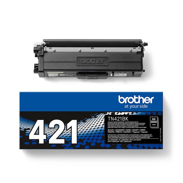 Brother TN-421BK Original Toner Schwarz für HL-L8260CDW und MFC-L8900CDW 3.000 Seiten