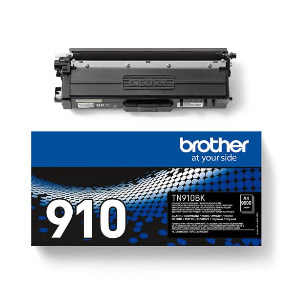 Brother Toner TN-910BK Schwarz bis zu 9.000 Seiten ISO/IEC 19798