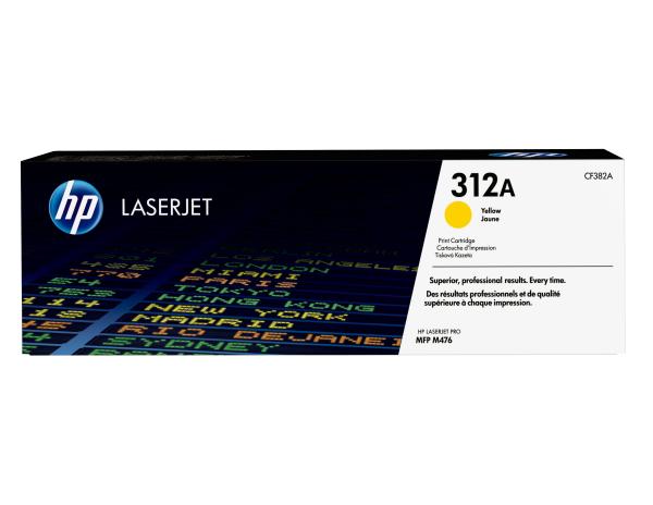 HP 312A (CF382AC) Contract-Toner Gelb – Original LaserJet Tonerkartusche, ca. 2.700 Seiten