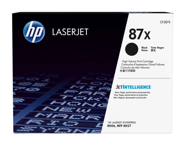 HP # 87X CF287XC schwarz Contract-Toner - Hohe Kapazität bis 18000