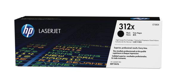 HP 312X - Hohe Ergiebigkeit - Schwarz bis zu 4400 Seiten