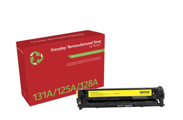 Xerox Everyday Toner 006R03810 Gelb alternativ zu HP Toner 131A / 125A / 128A CF212A / CB542A / CE322A