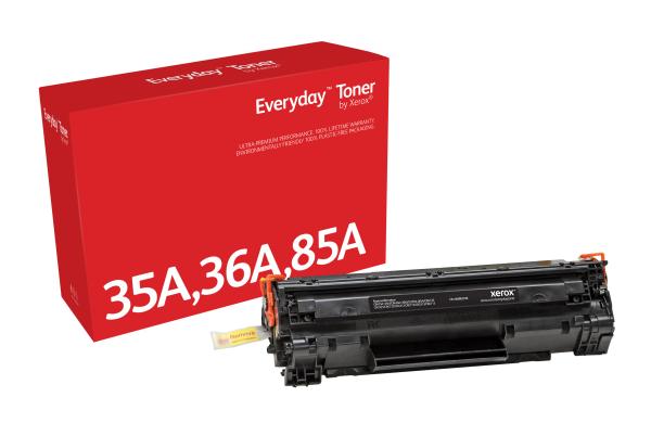 Xerox Everyday Toner 006R03708 Schwarz alternativ zu HP Toner 35A / 36A / 85A CB435A / CB436A / CE285A