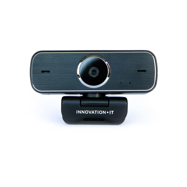 Innovation IT C1096 HD Webcam 1080p Schwarz – Full HD Video & Mikrofon für PC Windows Mac & Linux