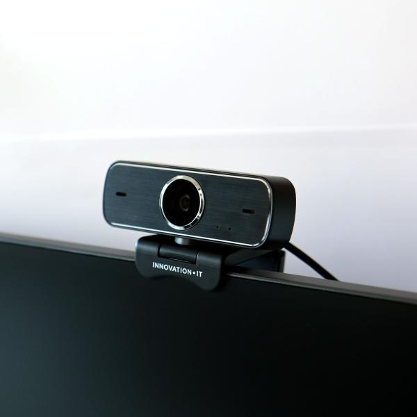 Innovation IT C1096 HD Webcam 1080p Schwarz – Full HD Video & Mikrofon für PC Windows Mac & Linux
