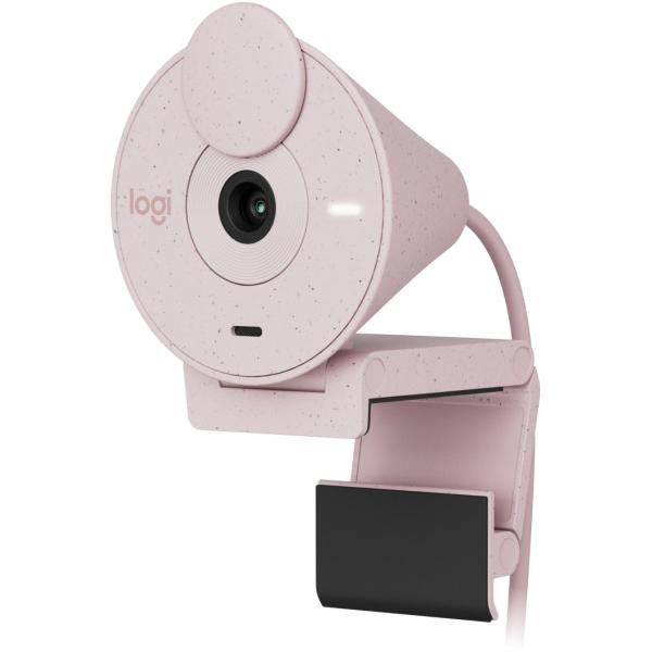 Logitech BRIO 300 Webcam Full HD 1080p USB-C Mikrofon Rosé