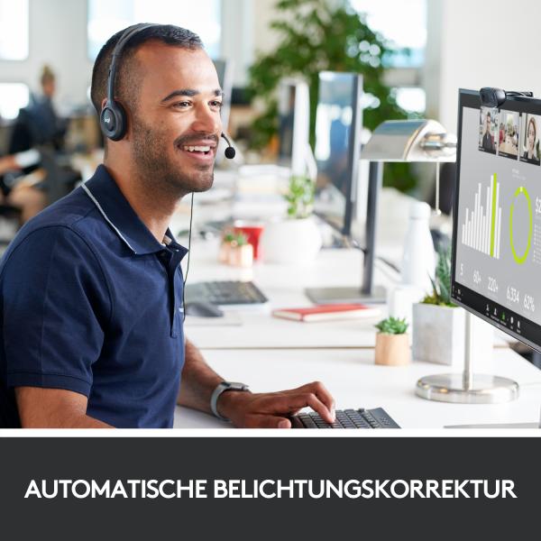 Logitech C270 HD Webcam schwarz