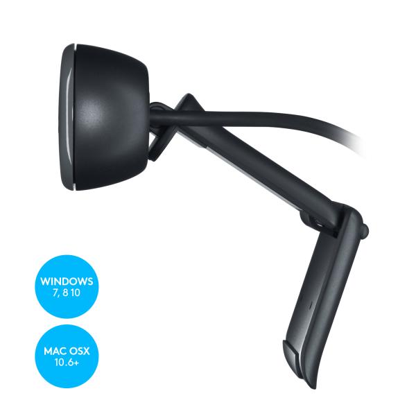 Logitech C270 HD Webcam schwarz