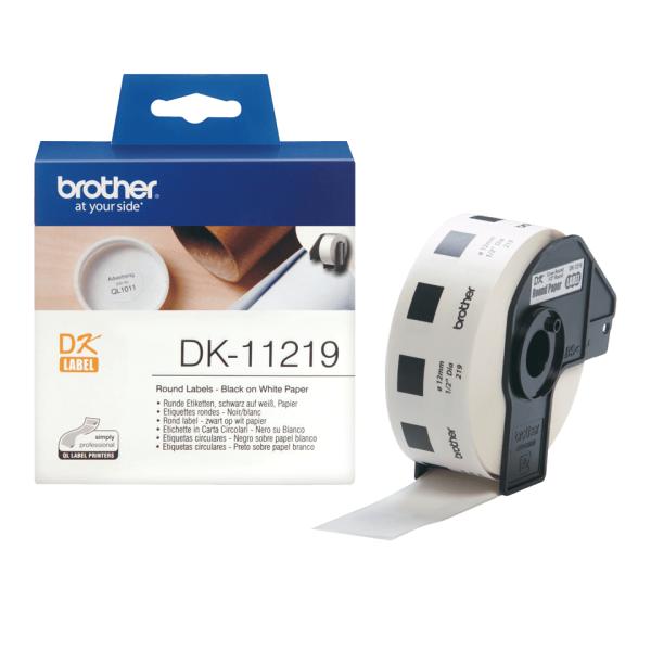 Brother Versandetiketten DK-11219 weiß 12 mm 1.200 St.