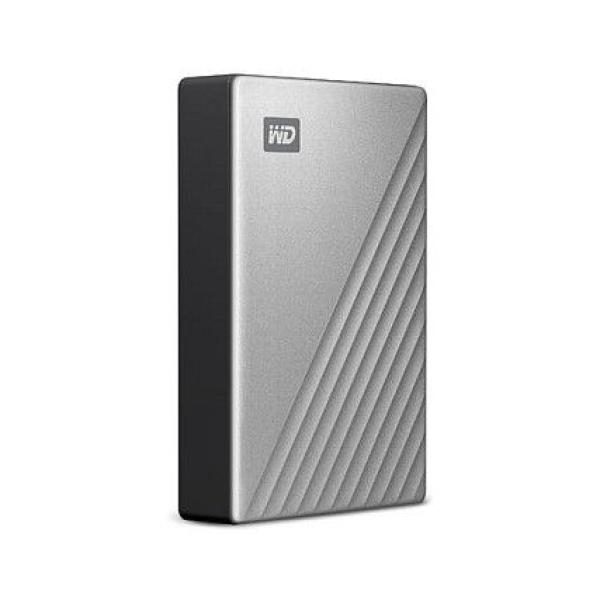 2,5" WD My Passport Ultra Mac 4TB Silver USB-C/USB3.0 HDD 6,4cm 2,5Zoll Metal finish RTL portable extern
