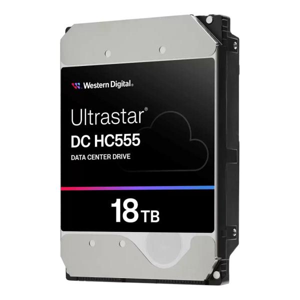 WD Ultrastar DC HC555 18TB SAS3 3,5" Server Festplatte 7200 RPM 512MB Cache Enterprise HDD