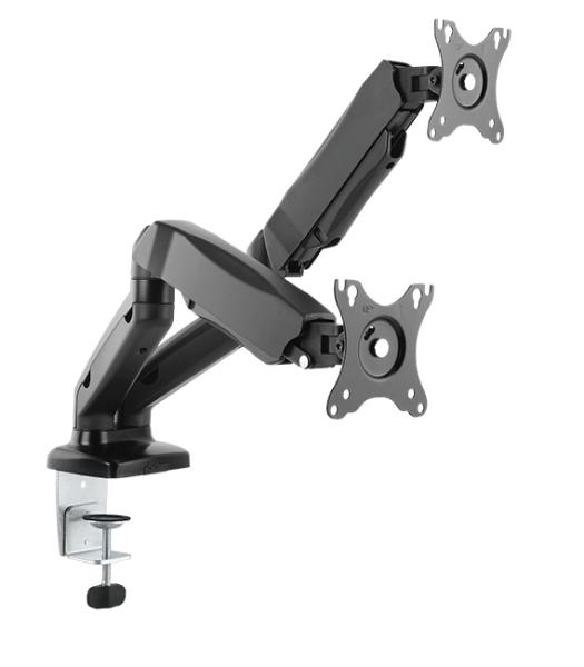 ICY BOX IB-MS304-T Monitorständer für 2 Monitore bis 27 Zoll | Tischhalterung