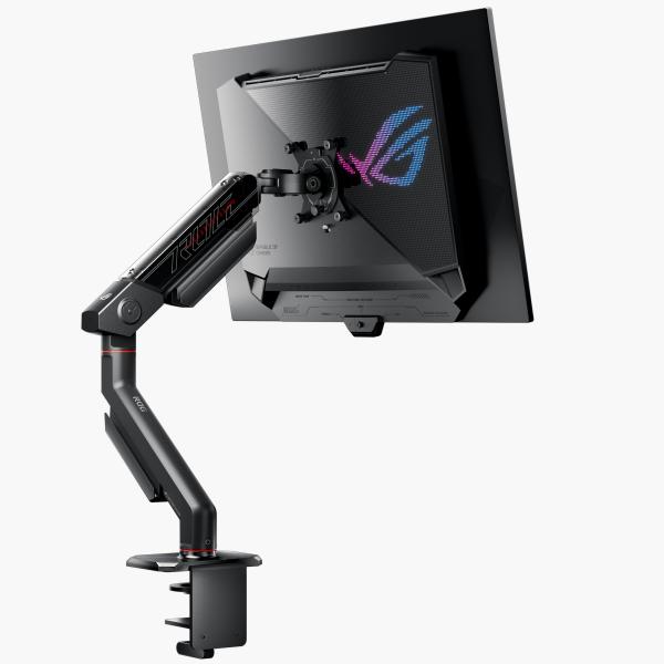 ASUS ROG Ergo Monitorarm AAS01R – Monitorhalterung bis 49 Zoll, 13,5 kg, VESA 100x100