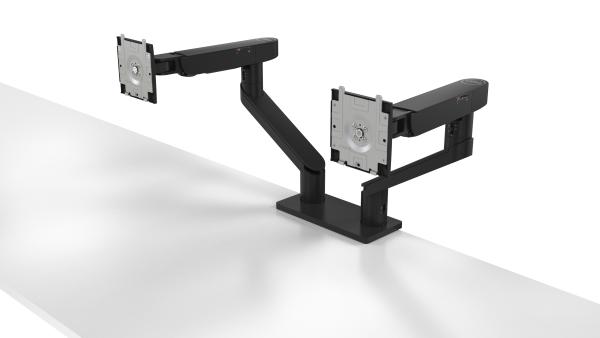 DELL Monitor-Halterung MDA20 DELL-MDA20 schwarz für 2 Monitore. Tischklemme
