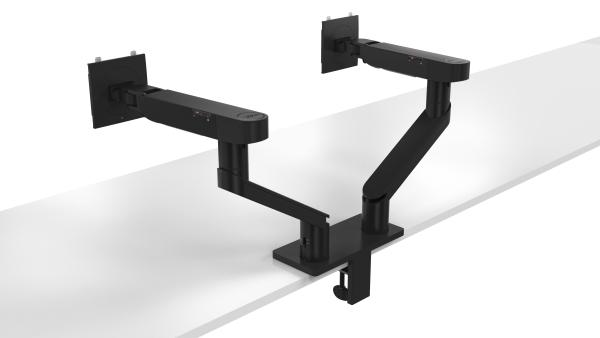 DELL Monitor-Halterung MDA20 DELL-MDA20 schwarz für 2 Monitore. Tischklemme