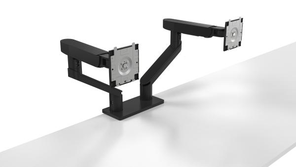 DELL Monitor-Halterung MDA20 DELL-MDA20 schwarz für 2 Monitore. Tischklemme