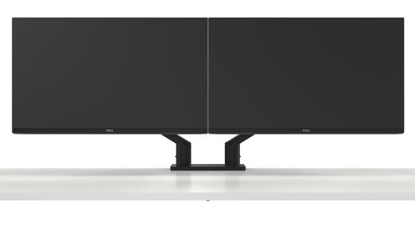 DELL Monitor-Halterung MDA20 DELL-MDA20 schwarz für 2 Monitore. Tischklemme