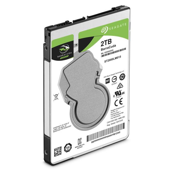 Seagate BarraCuda 2TB 2,5″ interne HDD SATA III 128 MB Cache ST2000LM015