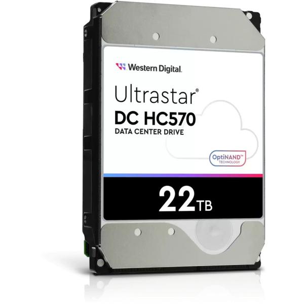 Western Digital Ultrastar DC HC570 22 TB 3,5" HDD – 7200 RPM 512 MB Puffer interne Festplatte