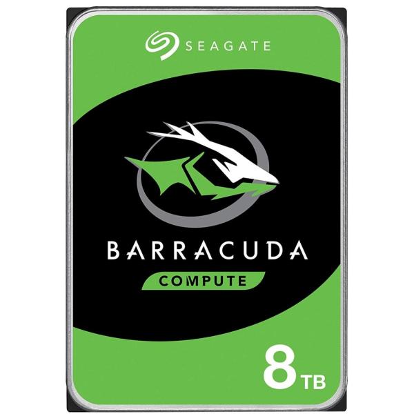 Seagate Barracuda ST8000DM004 8TB interne 3,5 Zoll SATA III Festplatte – 5400 RPM, 256MB Cache