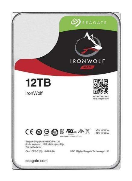 12TB Seagate IronWolf ST12000VN0008 7200RPM 256MB NAS Festplatte