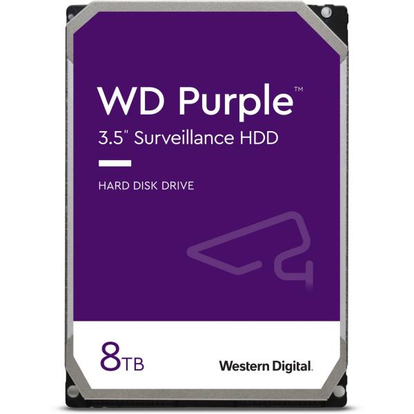 8TB WD WD85PURZ Purple Surveillance 5640RPM 256MB