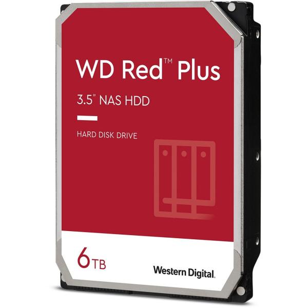 WD Red Plus 6TB WD60EFPX interne NAS-Festplatte 3,5"
