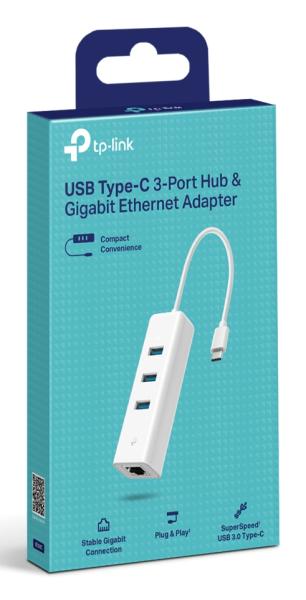 TP-Link UE330C USB-C-Hub mit Gigabit-Ethernet
