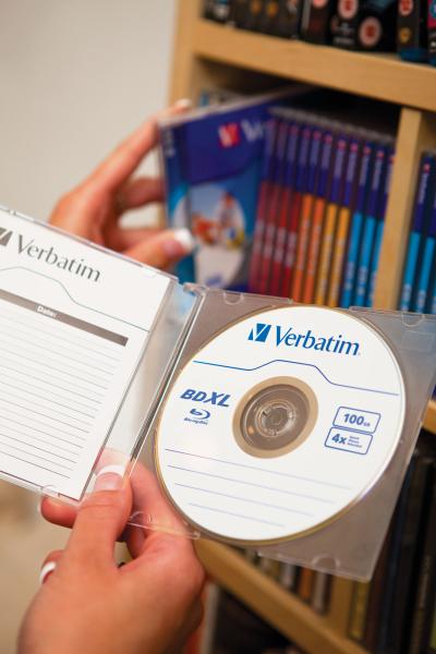 Verbatim BD-R XL 100GB 4x – Blu-ray Rohlinge 5er Jewel Case printable